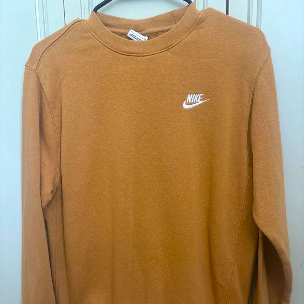 Nike Men's Camel Crewneck Sweater